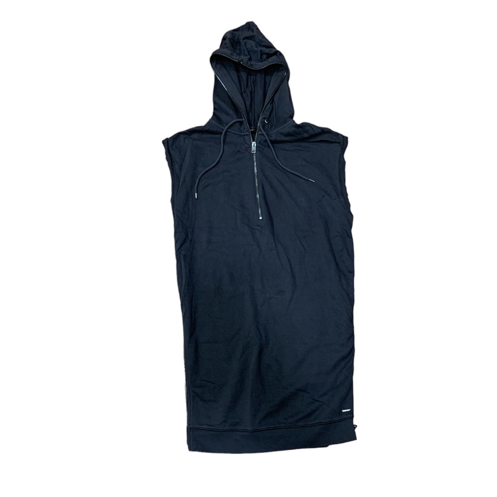 Diesel Sleeveless Zipper Hooded Tunic Size M